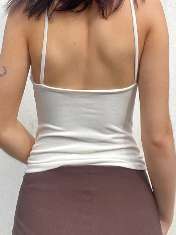 Baddie O-Ring Plunge Neck Top