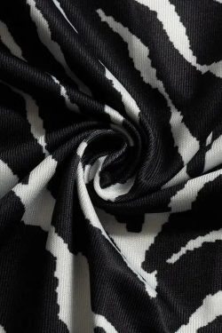 Baddie Zebra Backless Crop Top