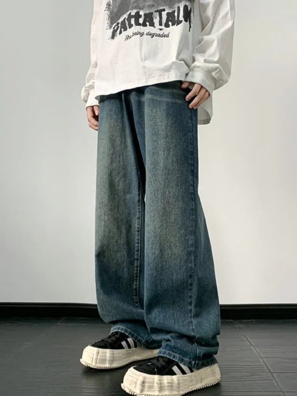 Baggy Washed Denim Jeans