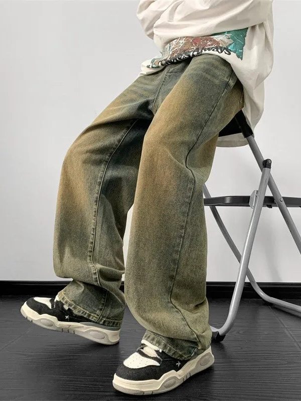 Baggy Washed Denim Jeans