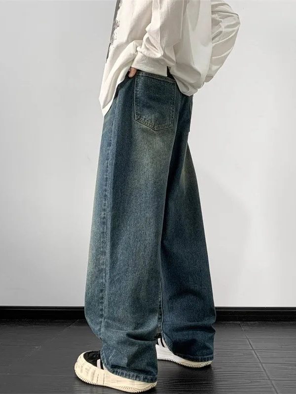Baggy Washed Denim Jeans
