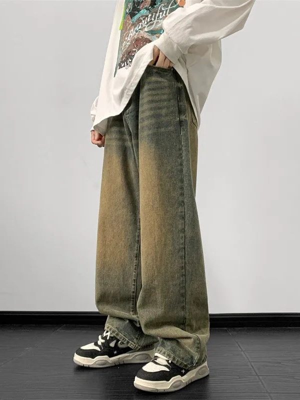 Baggy Washed Denim Jeans