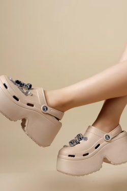 Balloon Dog Platform Clog Sandals