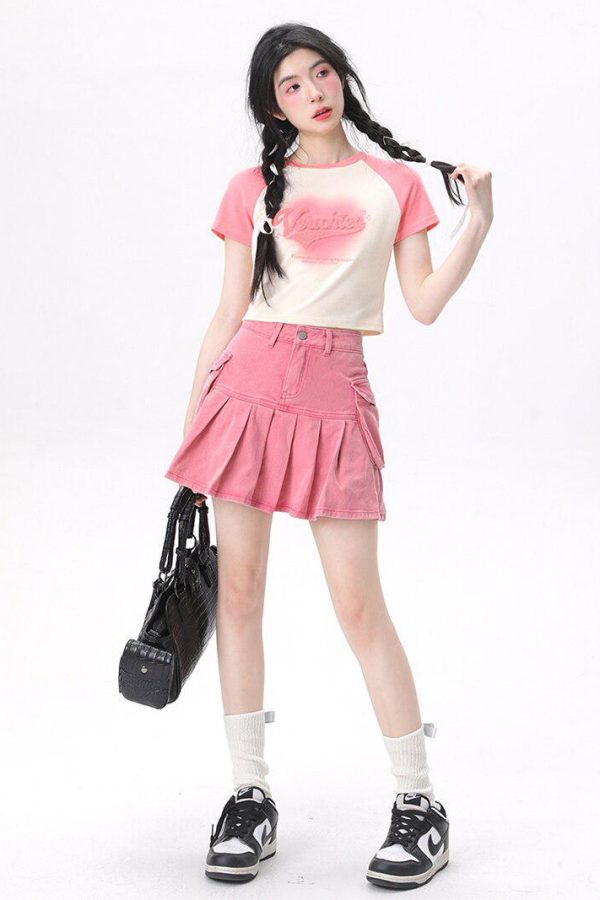 Barbie Cargo Mini Skirt