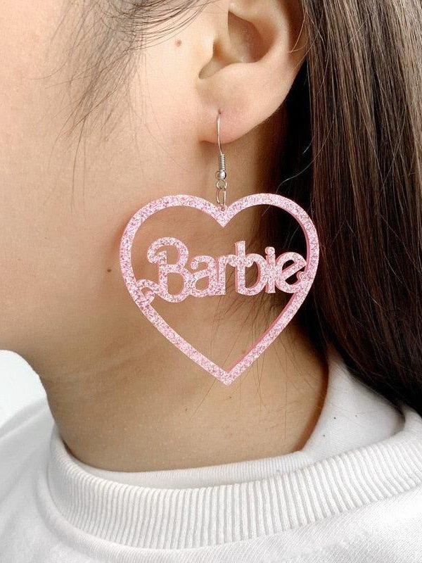 Barbie Glitter Earrings