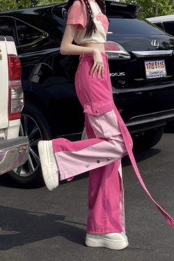 Barbie Patchwork Cargo Pants