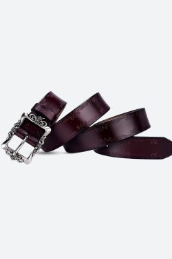 Baroque Faux Leather Belt