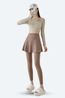 Basic Sport Leggings Mini Skirt