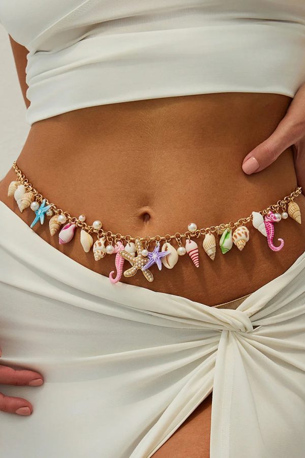 Beach Charm Belly Chain & Anklet