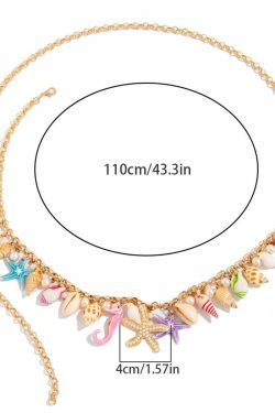 Beach Charm Belly Chain & Anklet