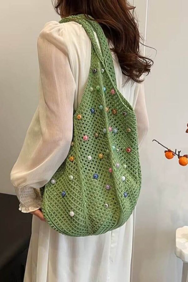 Beaded Crochet Bag