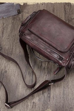 Beautiful Brown Solid Durable Versatile Calf Leather Tote Handbag