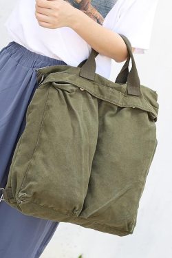 Beautiful For Women Casual green Canvas Square Backpack