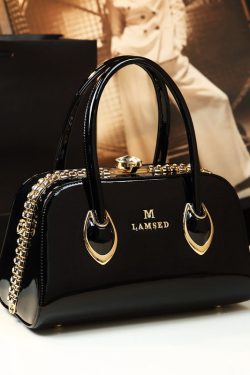 Beautiful Leopard Zircon Faux Leather Tote Handbag