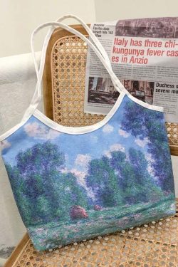 Beautiful Paitings Art Canvas Satchel Handbag