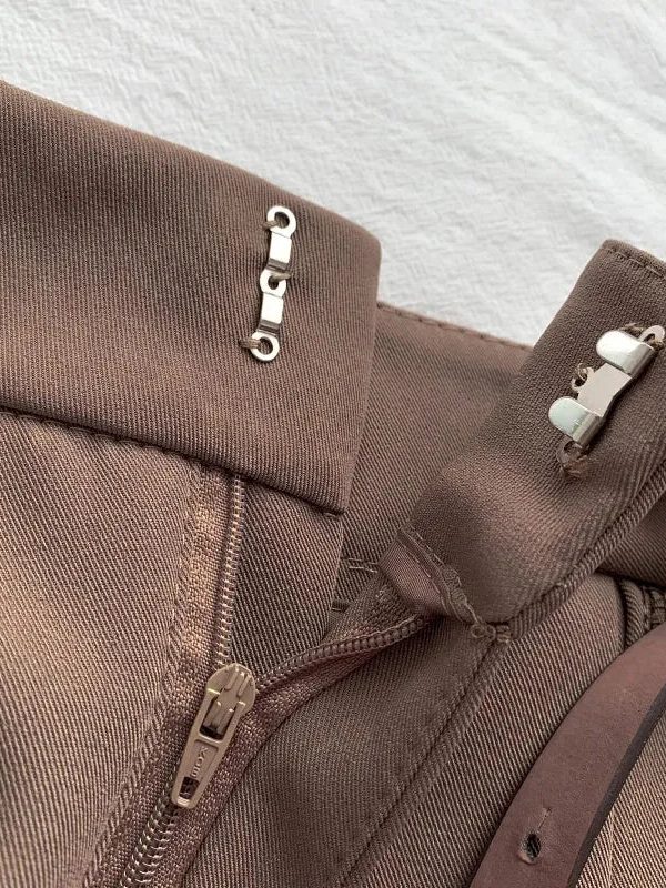 Belted High Waisted Shorts