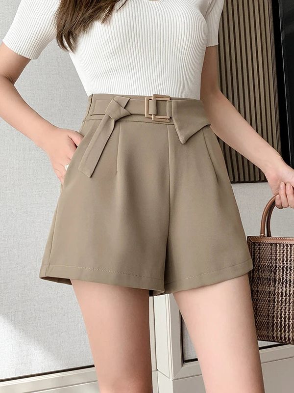 Belted Mini Shorts