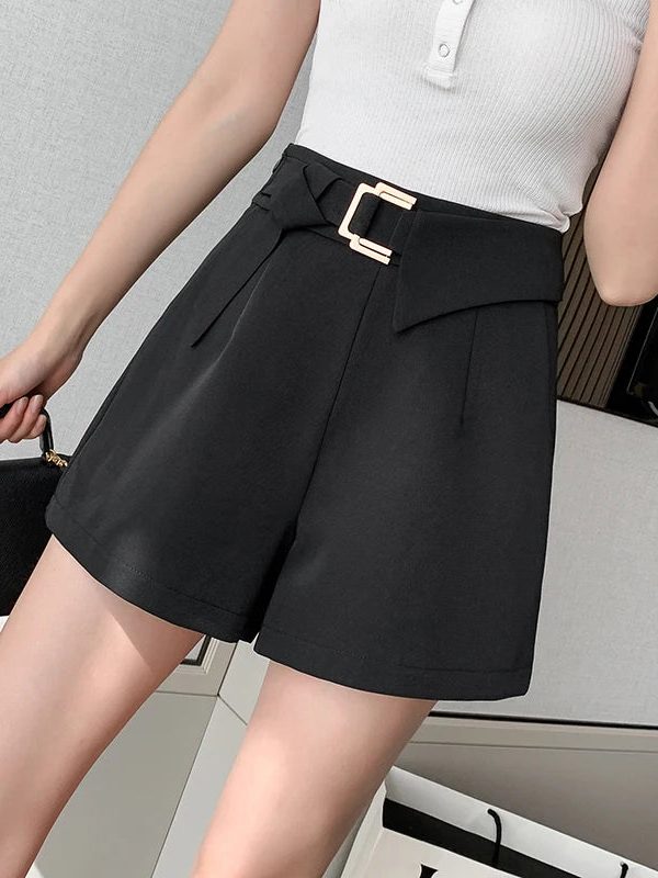 Belted Mini Shorts