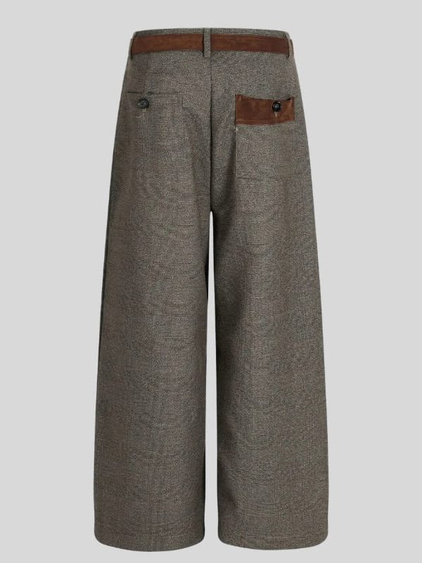 Belted Pleated Pants