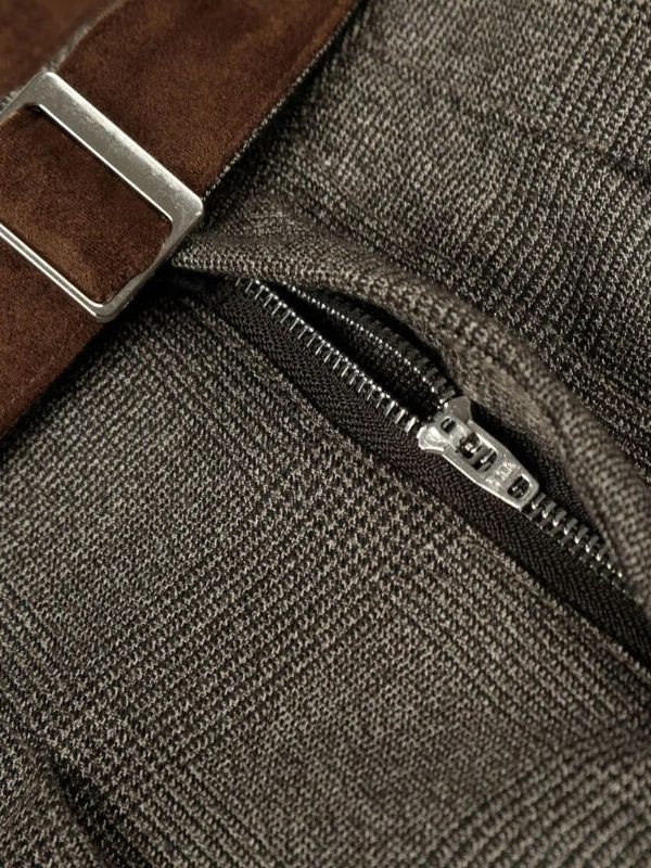 Belted Pleated Pants