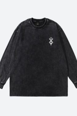 Berserk Printed Distressed Unisex Sweatshirt