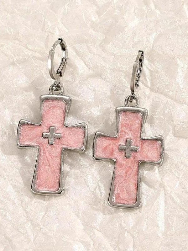 Bimbocore Cross Earrings