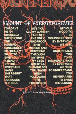 Black Energy Cat Band Tee