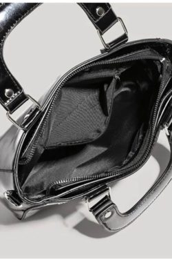 Black Halloween Ita Bag – Japanese Style Harajuku Square Crossbody Shoulder Handbag for Women Y2K