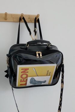 Black Ita Messenger Bag - Backpack