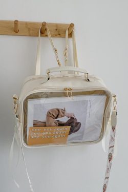 Black Ita Messenger Bag - Backpack