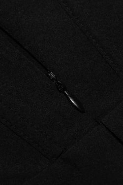 Black Plunge Corset Midi Dress