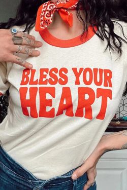 Bless Your Heart Ringer Tee