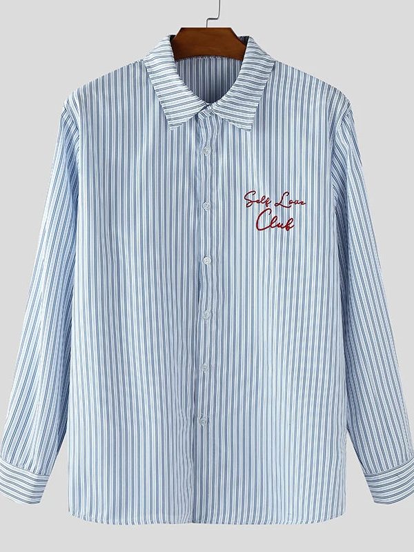 Blue Striped Shirt