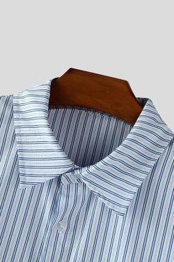 Blue Striped Shirt