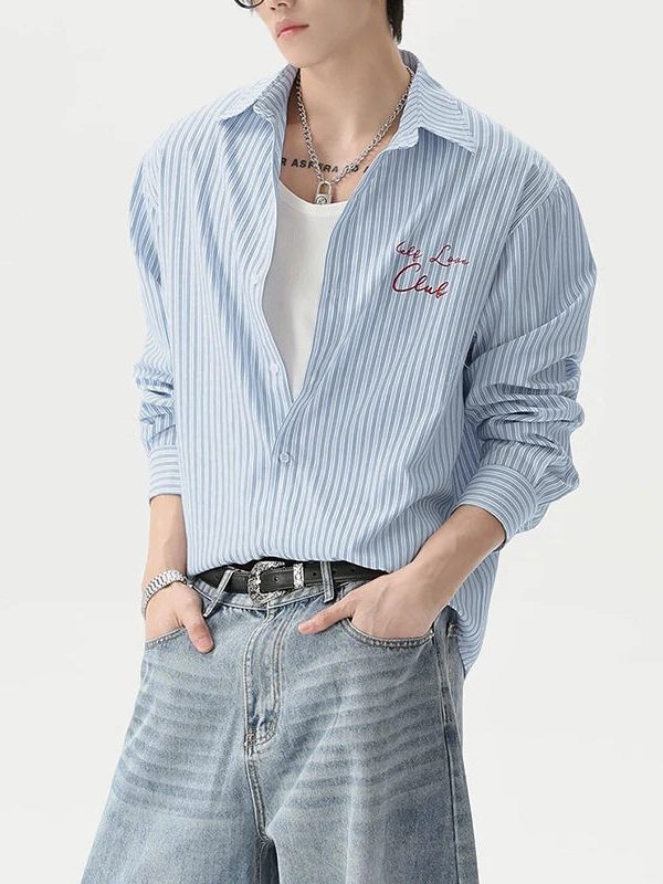 Blue Striped Shirt