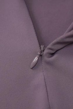 Bodycon Half Zip-Up Top