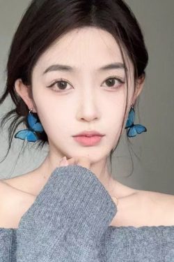 Bohemian Blue Copper Alloy Pearl Butterfly Drop Earrings