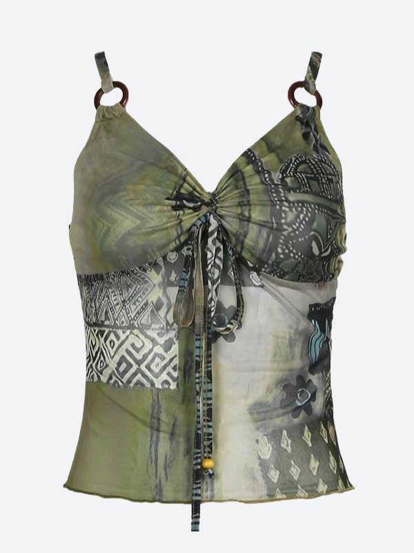 Bohemian Tie-Up Top