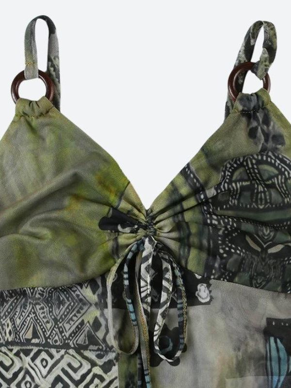 Bohemian Tie-Up Top