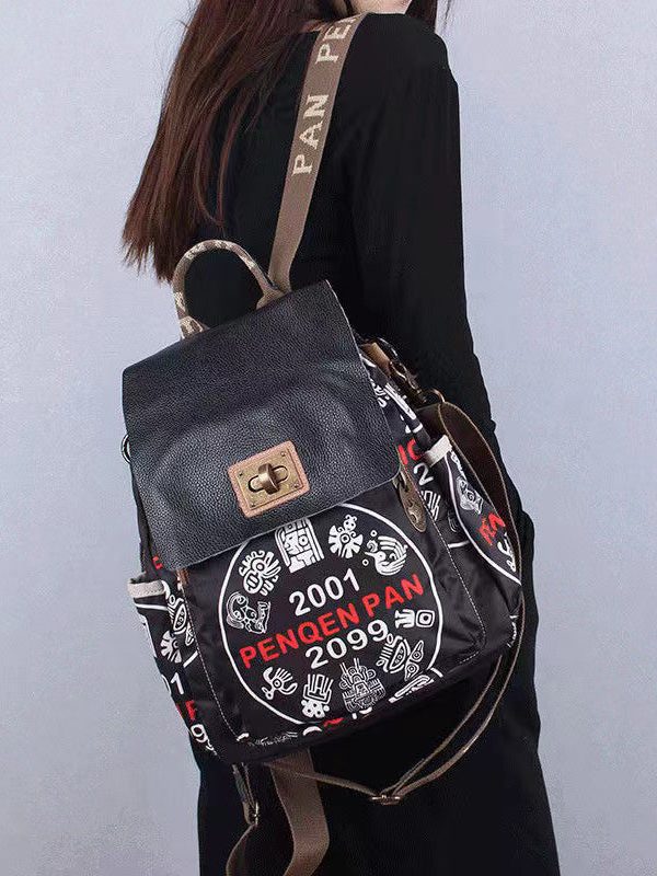 Bohemian Versatile Print Satchel Bag Handbag