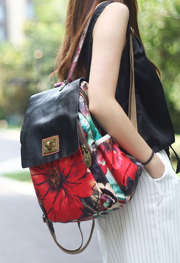 Bohemian Versatile Print Satchel Bag Handbag