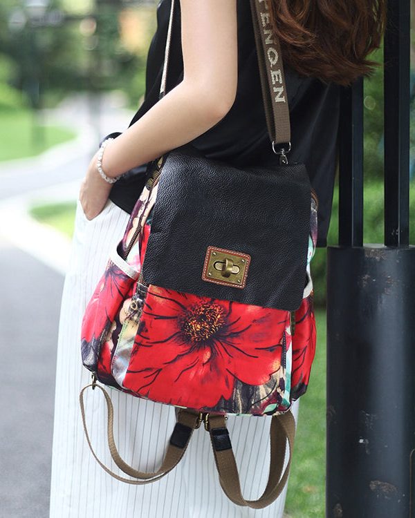 Bohemian Versatile Print Satchel Bag Handbag