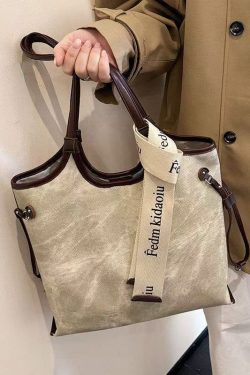 Boho Beige Tie Dye Solid Durable Faux Leather Women Handbags