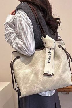 Boho Beige Tie Dye Solid Durable Faux Leather Women Handbags