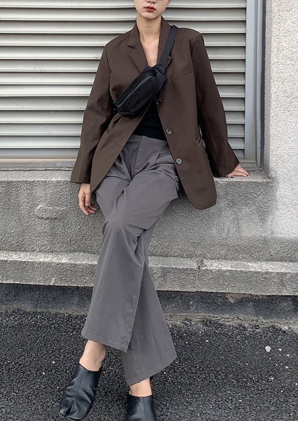 Boho Black Wrinkled Solid Durable Faux Leather Mini Bag