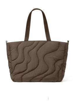 Boho White Solid Durable Large Capacity Nylon Satchel Handbag