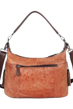 Boho Yellow character Paitings Calf Leather Tote Handbag