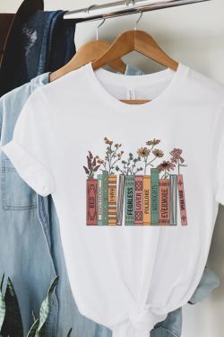 Books & Flowers Tee