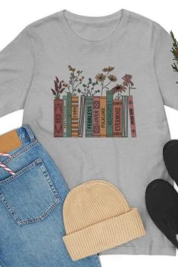 Books & Flowers Tee