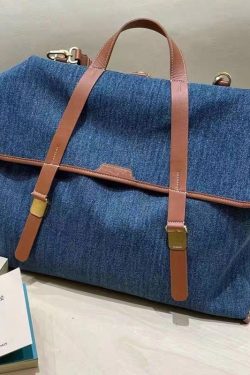Boutique Blue Large Capacity Denim Backpack Bag